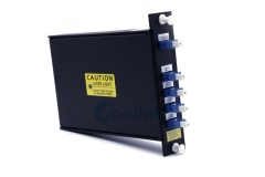 4CH LGX металлическая коробка Mux/Demux оптический CWDM, LC адаптер Подключаемый модуль CWDM