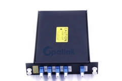 4CH LGX металлическая коробка Mux/Demux оптический CWDM, LC адаптер Подключаемый модуль CWDM