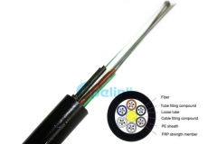 Не-бронированный наружный волоконно-оптический кабель, 2-144 ядро нет-металлический одномодовый волоконно-оптический кабель GYFTY