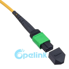 MPO/MTP круглый волоконный кабель одномодовый волоконно-оптический патч-корд
