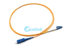 SC-LC волоконно-оптический соединительный кабель 2,0 мм SM Simplex 9/125