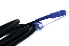 SC-SC FTTH кабель, лук-Тип одномодовый 9/125 падение волоконно-оптический патч-корд с посыльного провода