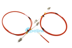 LC-LC бронированный волоконно-оптический патч-корд, 2,0 мм дуплексный волоконный кабель