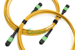 MPO/MTP кабель багажника, Круглый волоконный кабель одномодовый волоконно-оптический патч-корд