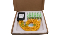 2X32 волоконно-оптический PLC сплиттер, 2,0 мм SC/APC волоконный PLC сплиттер, пластиковая коробка