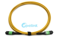 Коммутационный кабель оптического волокна МПО, одномодовый коммутационный кабель оптического волокна 12 волокон