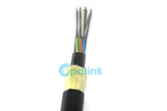 Воздушный оптоволоконный кабель ADSS, оптоволоконный кабель для установки на открытом воздухе от 2 до 288 волокон