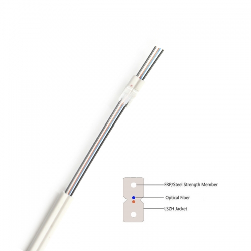 1-4корес G657A1 G657A2 GJXFH FTTH волоконно-оптический кабель, одножильный стальной одномодовый оптоволоконный кабель GJXH