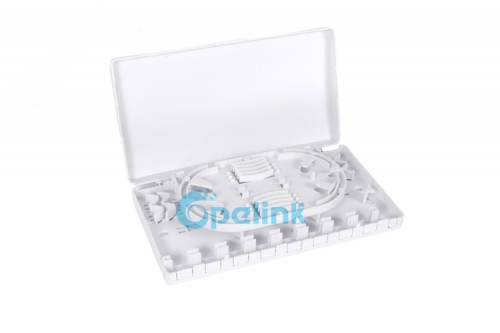 8 портов волоконной фасадной пластины рабочего стола Волоконно-оптическая окончательная коробка FTTH Крытый волоконный стенный выход