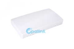 8 портов волоконной фасадной пластины рабочего стола Волоконно-оптическая окончательная коробка FTTH Крытый волоконный стенный выход