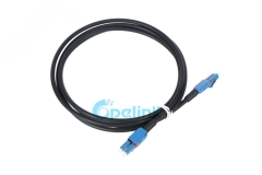 LC to LC Duplex Outdoor Armored Fiber Patch Cord, Single-Mode OS2, 5mm TPU Jacket